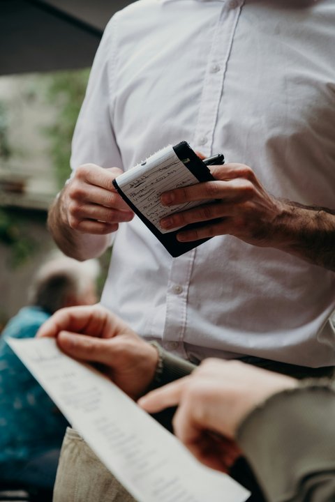 Employee reviewing accurate timesheet data